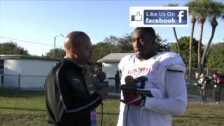 FBGPs 2016 East West Shrine Game Interview Aziz Shittu [upl. by Orutra]