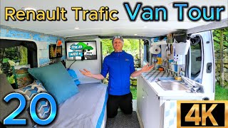 Renault Trafic Campervan VAN TOUR  SWB  The JD Way  Vivaro Campervan Tour [upl. by Patrica33]