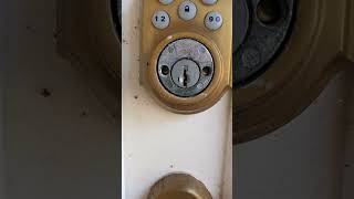 Kwikset Deadbolt Bypass No Key Entry [upl. by Nosnibor279]