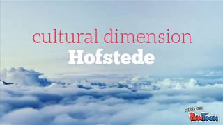 Hofstede cultural dimension [upl. by Aliuqehs925]