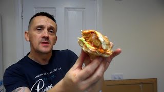 Subway New Mega Meat Sub Review [upl. by Nerrol]