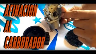 Como afinar y limpiar mi carburador para bicimoto 80cc tutorial bicimoto reparación [upl. by Ahsiugal72]