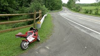 MOTORCYCLE THIEF CAUGHT ON TAPE [upl. by Anesusa796]