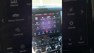 Turn off the park assist braking on Ram 1500 Laramie [upl. by Landy875]