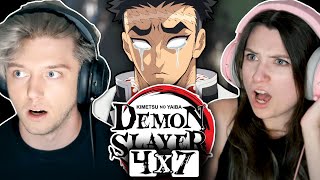 Demon Slayer 4x7 quotStone Hashira Gyomei Himejimaquot  Reaction and Discussion [upl. by Knowlton354]