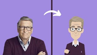 How to Make an Animated Cartoon Video of Yourself in Under 5 mins Easiest Tutorial [upl. by Nodnab]