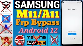 Boomquot 100 TestedNew Method  Samsung M11A11 Android 12 Frp Bypass  Samsung A11M11 Google Unlock [upl. by Lleira]