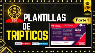 🚀 Descargar 5 Plantillas de Folletos creativos y trípticos en publisher 🔥 GRATIS🔥 2024😮 PARTE 1 [upl. by Rengaw]