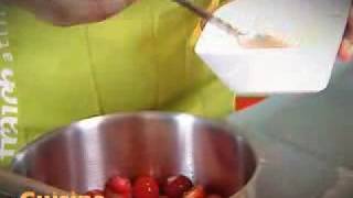 Yaourt aux 2 fruits rouges  confiture de fraises et tomates [upl. by Cuda]