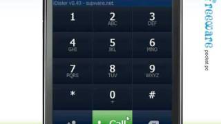 iDialer v043 finger friendly dialpad for Windows Mobile [upl. by Colombi]