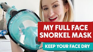 This Is The BEST Full Face Snorkel Mask Tested in Tahiti [upl. by Ecirtnom]