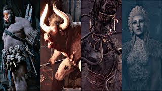 Assassins Creed Odyssey  All Legendary Creatures Boss Fights PS4 Pro Mythical Secret Bosses [upl. by Elocal410]