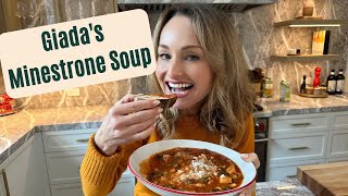 Minestrone Soup  Classic Italian Soup  Giada De Laurentiis [upl. by Orville]