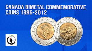 Canada Bimetal Commemorative coins 19962012 HD [upl. by Payton]