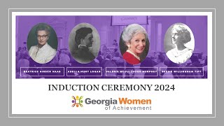 Georgia Women of Achievement Induction Ceremony 2024 [upl. by Annaili]