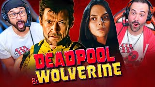 DEADPOOL amp WOLVERINE FINAL TRAILER REACTION Marvel Studios  X23  Deadpool 3 [upl. by Laurentia]