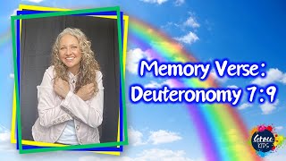 Childrens Memory Verse Deuteronomy 79 Sign Language [upl. by Sanson]