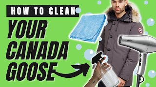 HOW TO CLEAN YOUR CANADA GOOSE PARKA JACKETS PT1 [upl. by Atinreb]