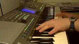 Axel Foley Theme from Beverly Hills Cop on Keyboard PSR1500 [upl. by Yorel]