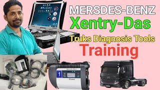 Mercedes Benz Actors DIAGNOSIS Tools Test  Truck Scanner OBD2 and test ENGINE injector unit Pump [upl. by Radack]