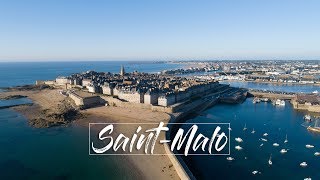 Saint Malo ► La Cité Corsaire  BRETAGNE 4K [upl. by Dinan]