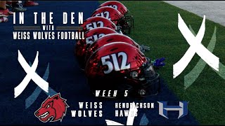 In the Den with Weiss Wolves Football Week 5 vs Hendrickson Rivalry Game [upl. by Desiri737]