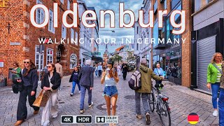 Oldenburg Germanywalking tour in Oldenburg one of the most beautiful cities in Germany 4k 60fps [upl. by Perrins471]