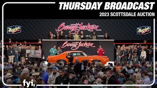 2023 SCOTTSDALE THURSDAY BROADCAST  Thursday January 26 2023  BARRETTJACKSON 2023 AUCTION [upl. by Dnumyar]