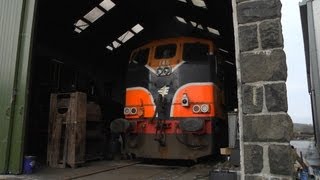 GM Loco No 146 startup  Downpatrick  6th May 2013 [upl. by Ena]