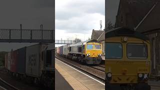 66568 passing Mexborough 2472024 freightliner mexborough yorkshire class66 shorts trains [upl. by Nnylarak]