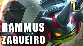 Rammus Zagueiro  League of Legends Completo [upl. by Evadnee]