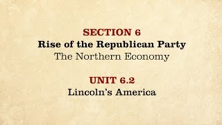 MOOC  Lincolns America  The Civil War and Reconstruction 18501861  162 [upl. by Neeven]