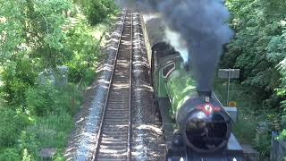 61306 Mayflower from the Road Bridge  Cwmbran  Tuesday 25th June 2024 [upl. by Emili969]