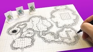 How to Design and Draw and DampD Dungeon Map [upl. by Raymonds]