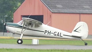 Arrival RARE Cessna 140  PHGAL [upl. by Ecnarual477]