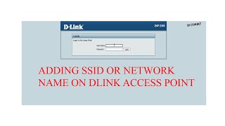 How to set ssid for wifi how to change ssid of dlink router How to set ssid on DLink Router [upl. by Lorrie]