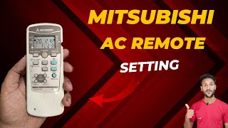 Mitsubishi ac remote function [upl. by Rett972]