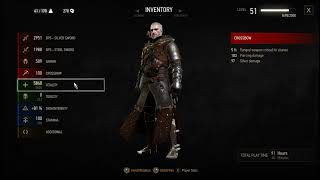 The Witcher 3 My Max Ursine armor build [upl. by Yduj]