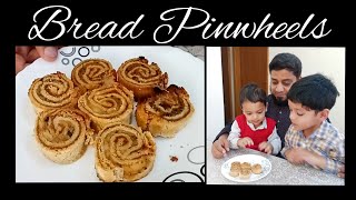 Evening Snack  Bread Pinwheels recipe  by IBRAHEEM KHAN [upl. by Dorolisa806]