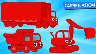 Big Truck Cartoons with Morphle  Animations for Kids  My Magic Pet Morphle [upl. by Remas626]