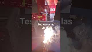 Mesin las multipro 450 watt Test kawat las LB 52U welding weldingmachine [upl. by Mitch]