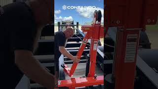 Setting up the Container Saver on the ContainGo Mobilizer Trailer [upl. by Atteuqcaj]