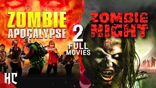 Zombie Apocalypse  Zombie Night  Full Zombie Horror Movie  Double Feature [upl. by Enelyak]