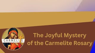 JOYFUL MYSTERY of the CARMELITE ROSARY [upl. by Liw]