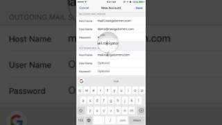 Email Setup on iPhone and iPad POP3 or IMAP [upl. by Paddy]