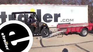 etrailer  CargoSmart Center Fold Arched Loading Ramp Set Review [upl. by Rephotsirhc]