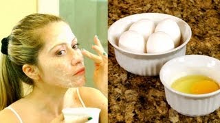 Antiaging Beauty Secret  Egg White amp Egg Yolk Mask [upl. by Ahslek]