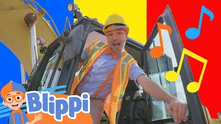 BLIPPI Excavator Song  Im an Excavator  Best Cars amp Truck Videos for Kids [upl. by Margret]