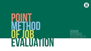 Point Method of Job Evaluation [upl. by Nallid]