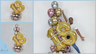 COME FARE UN 🎈BALLOON BOUQUET 18 BOUQUET DI PALLONCINI 🎈 [upl. by Zeba]